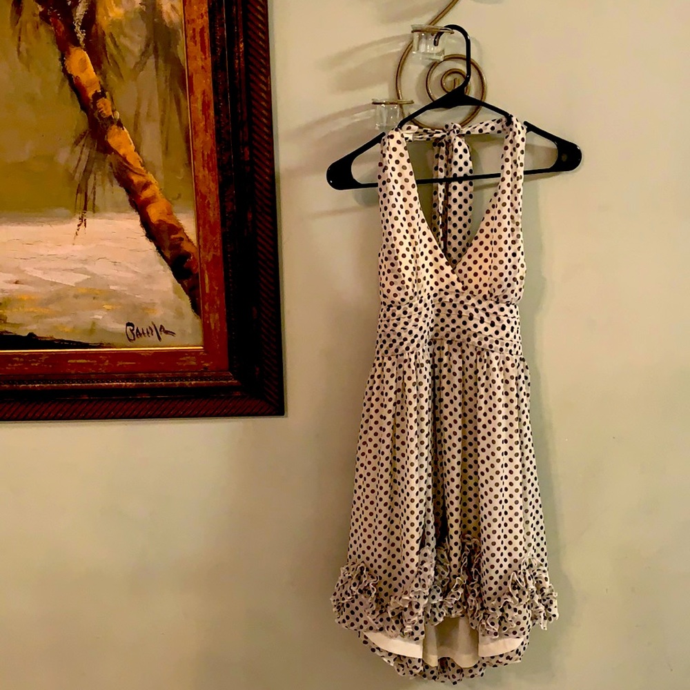Polka Dot Halter Dress